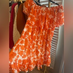 Impressions Boutique Off the Shoulder Floral Romper